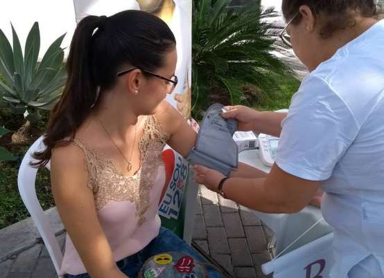 Ação pelo dia de combate e prevenção à hipertensão. 